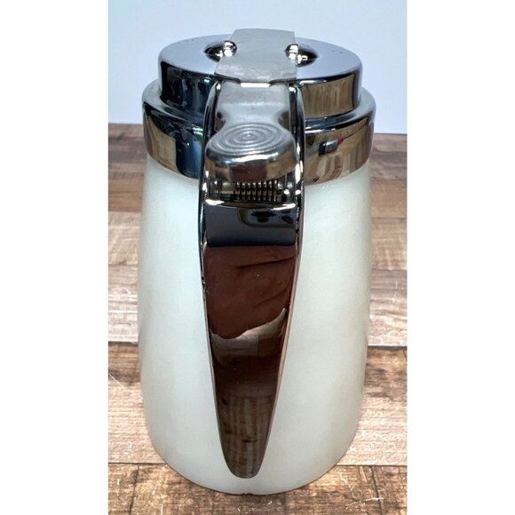 Vintage Mid Century Modern Syrup Dispenser Chrome & Plastic - Picture 2 of 5